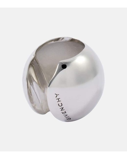 Givenchy White Ear Cuff Curve