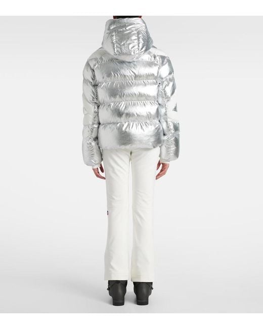 Fusalp Gray Charloy Metallic Ski Jacket
