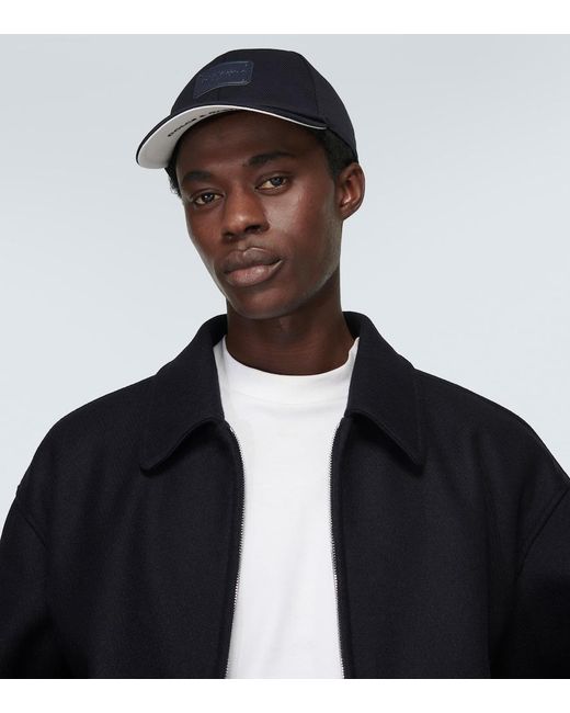 Dolce & Gabbana Blue Midnight Stretch Cotton Baseball Cap for men