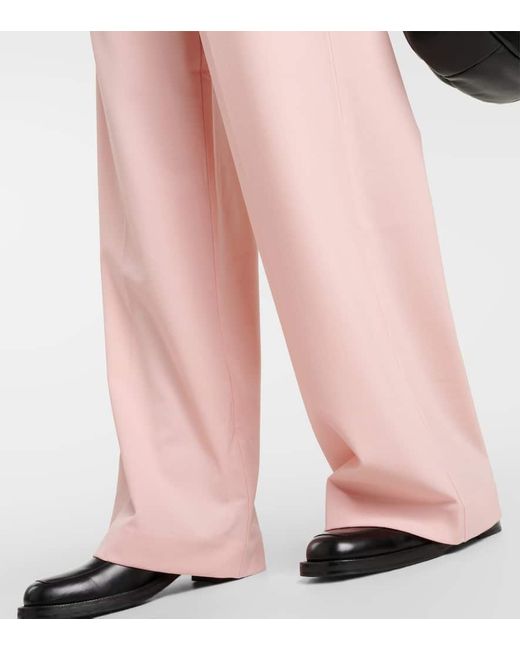 Sir Pink Weite Mid-Rise-Hose Dario