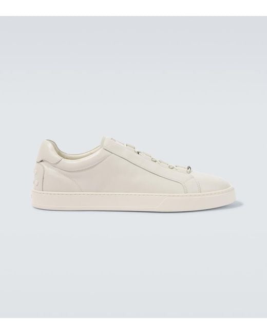 Tod's White Leather Sneakers for men