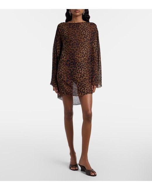ViX Brown X Rosie Huntington-Whitely Tammy Beach Dress