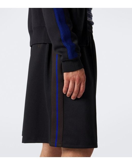 Wales Bonner Black Form Jersey Shorts for men