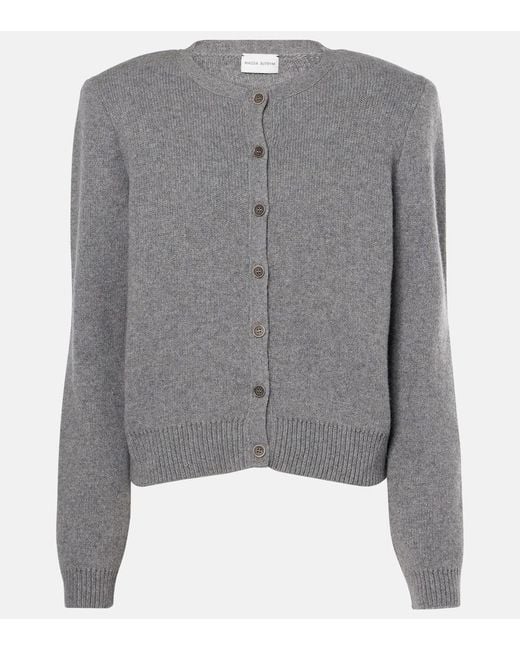 Magda Butrym Gray Cashmere Cardigan