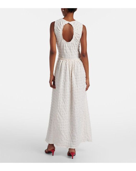 Proenza Schouler White Label Zoira Shirred Maxi Dress
