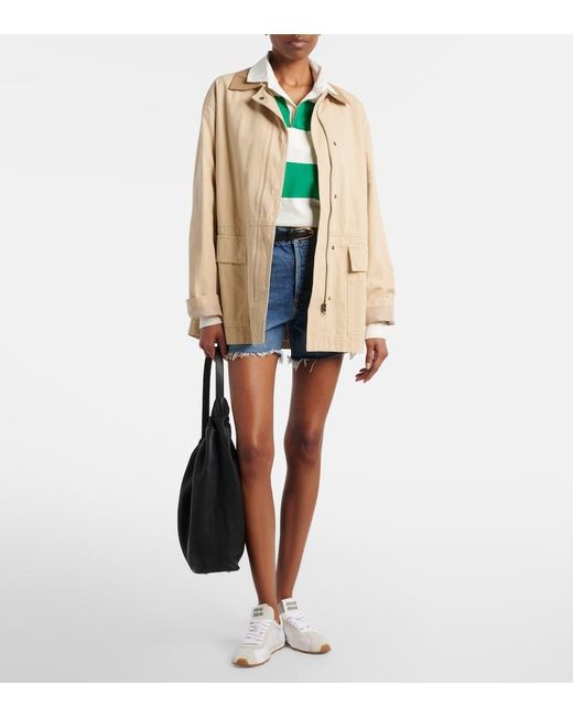 Agolde Blue Nye Denim Shorts