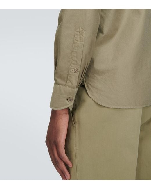Tom Ford Green Cotton Shirt for men