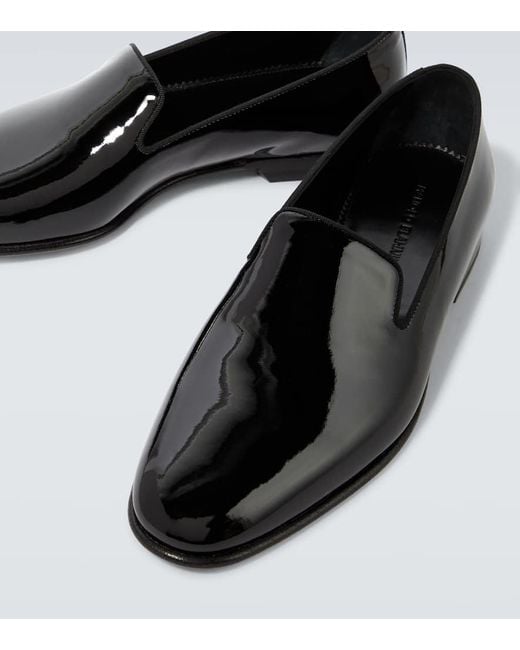 Mocassini Mario di Manolo Blahnik in Black da Uomo