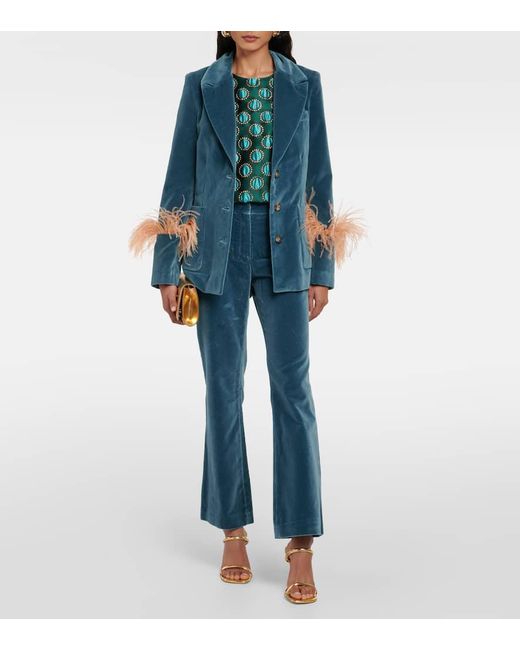 Pantaloni Flared 24/7 di LaDoubleJ in Blue