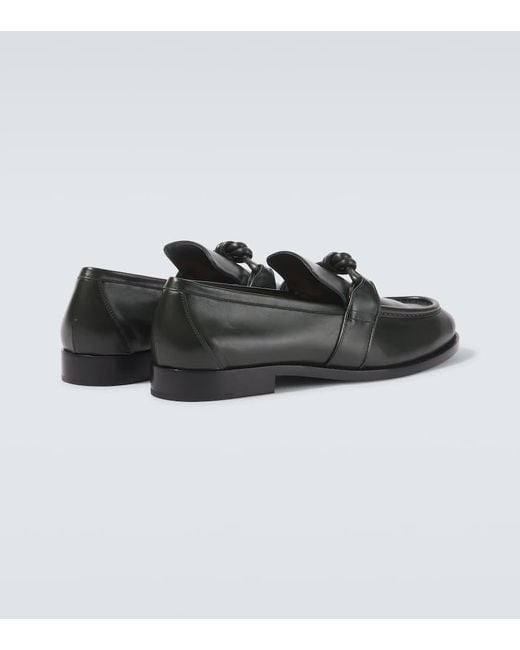Bottega Veneta Black Astaire Moccasin for men