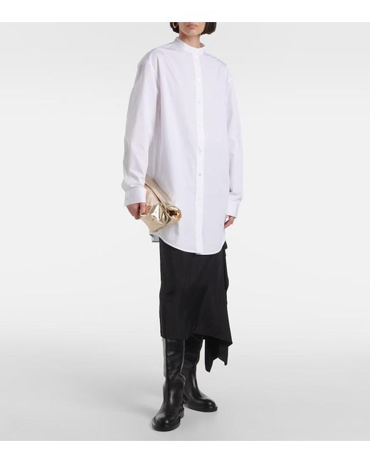 Jil Sander White Wednesday Cotton Poplin Shirt