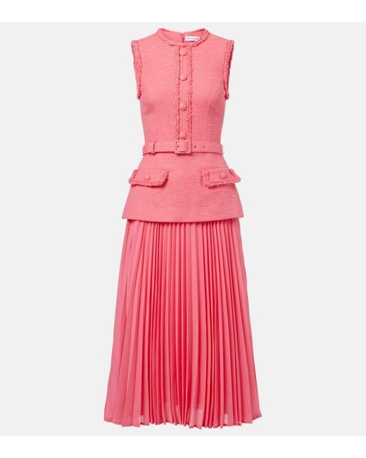 strapless open back dress Bouquet Strapless Midi Dress main image 0