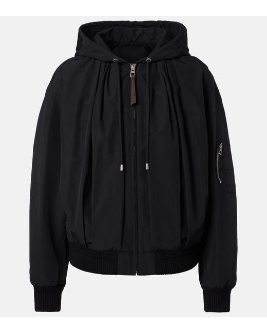 Loewe Black Technical Cotton-Blend Jacket