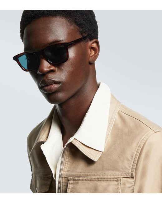 Occhiali Da Sole Squadrati Barron di Tom Ford in Blue da Uomo