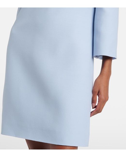 Valentino Blue Crepe Couture Minidress