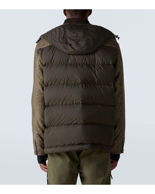 Moncler Daunenjacke Kalinzu Aus Baumwolle in Green für Herren