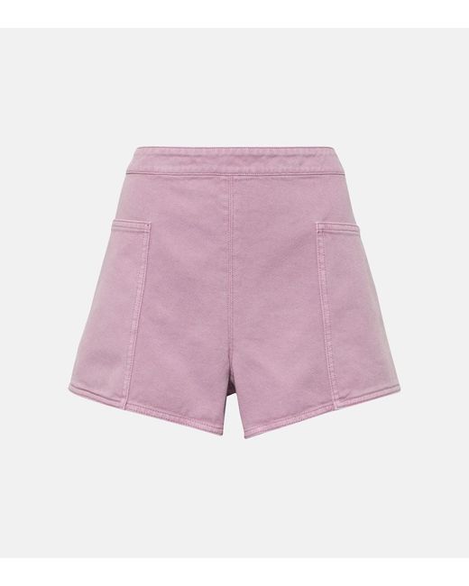 Shorts Alibi in cotone di Max Mara in Pink
