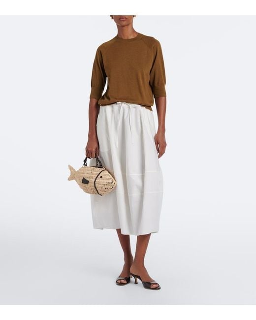 Mules Brigitte di Staud in Brown
