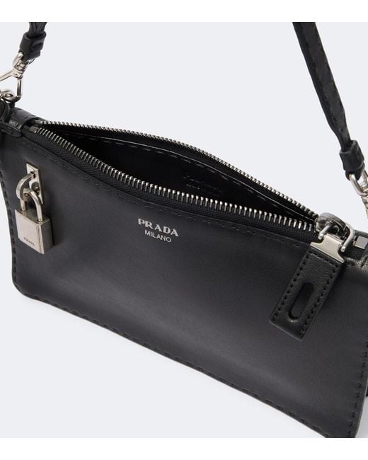 Prada Etui Aus Leder in Black für Herren