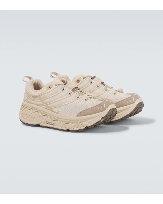Hoka One One White Stinson Evo Og Running Shoes for men
