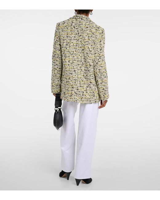 Isabel Marant Green Etiennega Wool-Blend Blazer