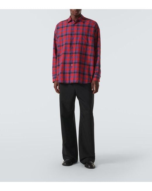 The Row Black Donatello Mid-Rise Wool Wide-Leg Pants for men