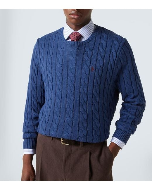 Polo Ralph Lauren Pullover Aus Baumwolle in Blue für Herren