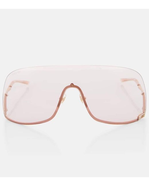 Gucci Pink Oversized Sunglasses