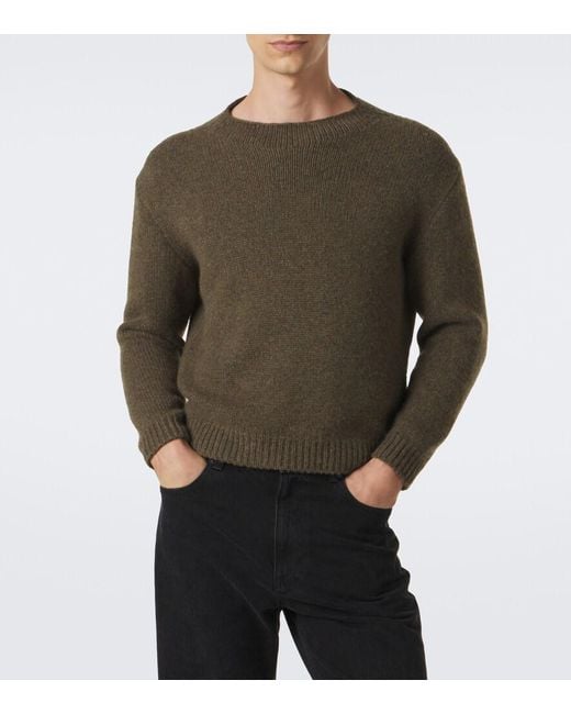 The Row Green Markhim Cashmere Sweater for men