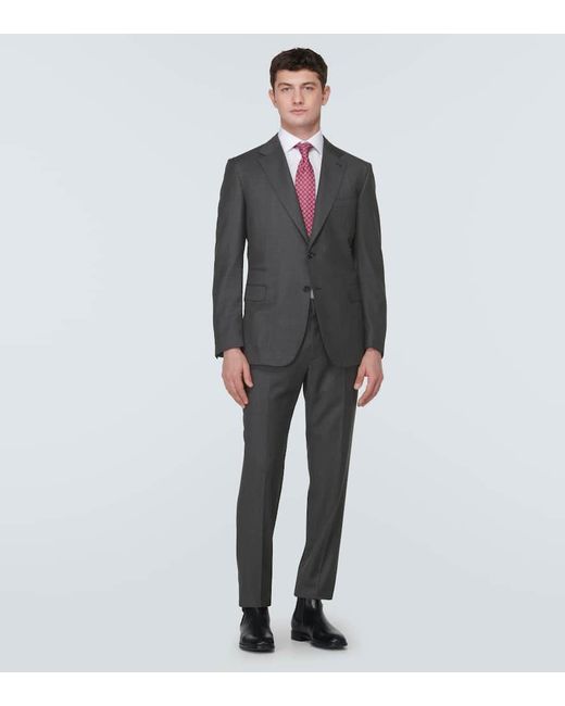 Brioni 2pc Wool Suit in Gray for Men | Lyst