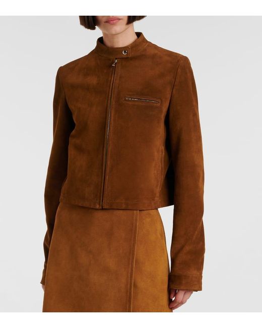 Miu Miu Brown Suede Jacket