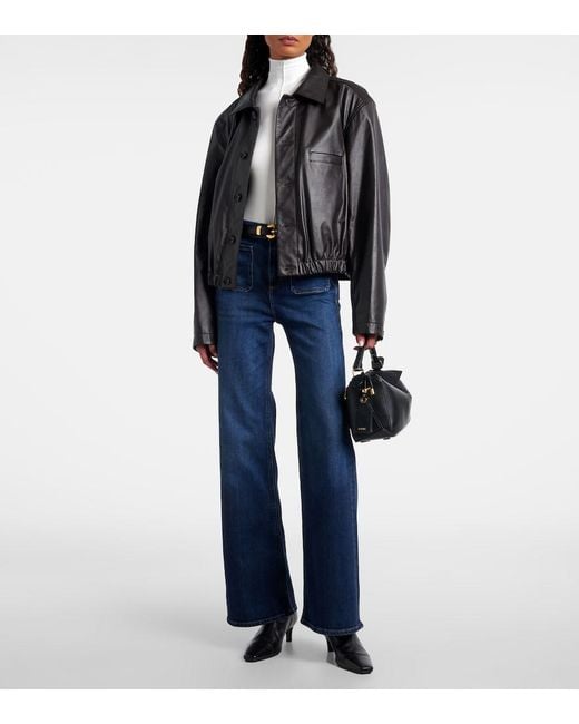 Citizens of Humanity Blue Kimberly Mid-Rise Flared Jeans