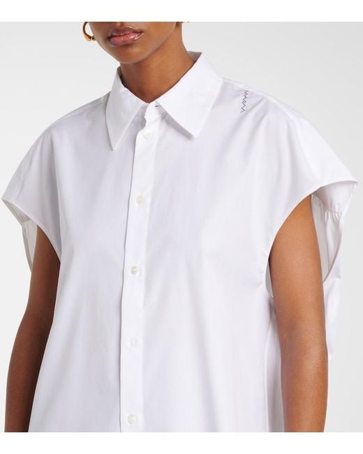Top De Algodon Marni de color White