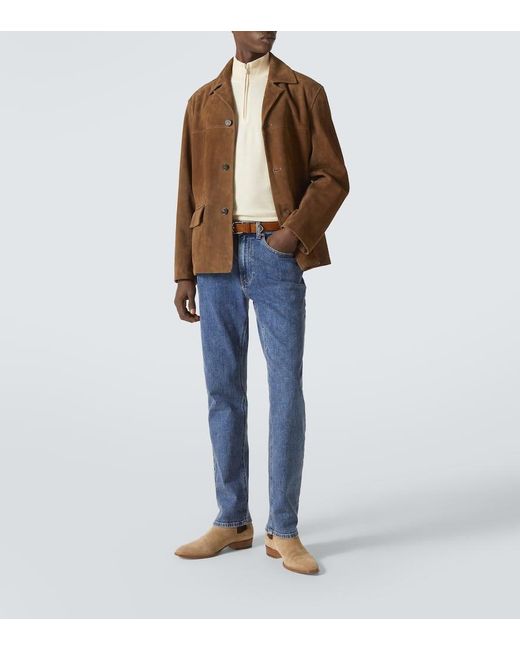 Jeans Regular A Vita Alta di FRAME in Blue da Uomo