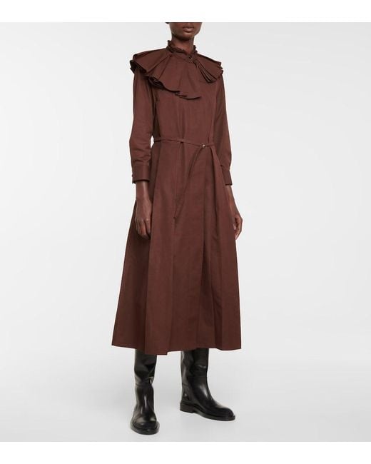 Jil Sander Blue Leather Riding Boots