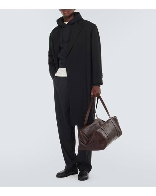 Sudadera Frances cropped de algodon con capucha The Row de hombre de color Black
