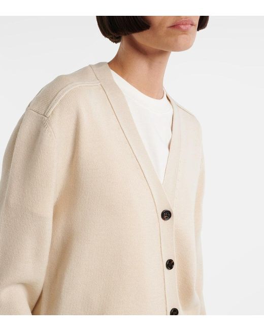 Burberry Natural Wool Cardigan