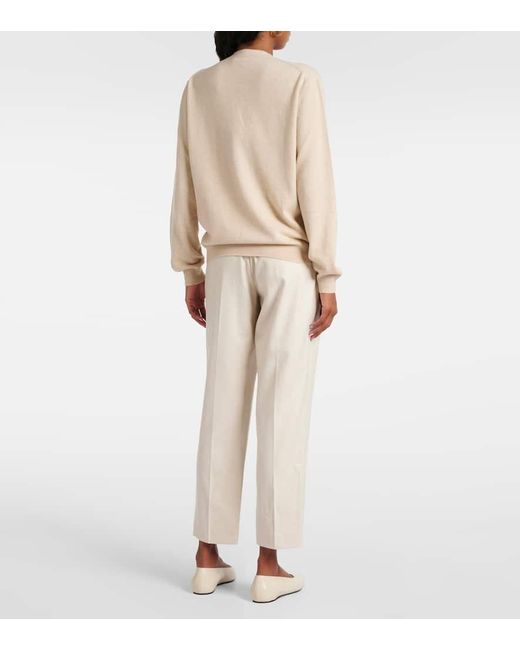 Cardigan De Cachemir Loro Piana de color Natural