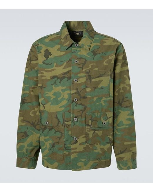 Camicia di RRL in Green da Uomo