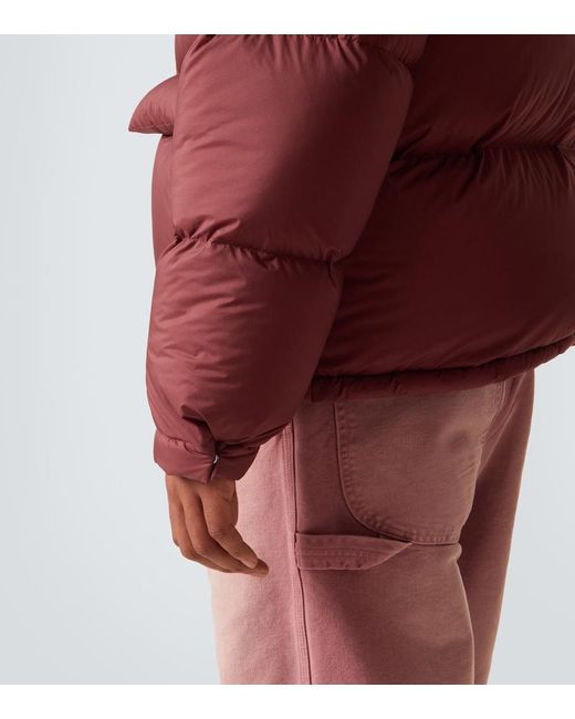 Auralee Red Ripstop Down Jacket for men