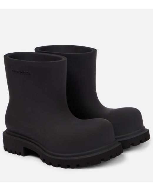 Balenciaga Black Steroid Ankle Boots