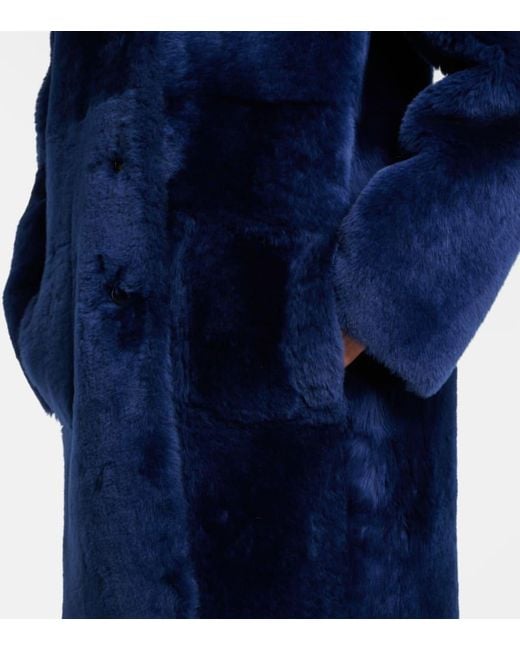 Joseph Blue Mantel Britanny Aus Shearling