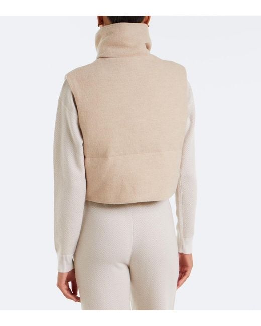 Eleventy Natural Wool Down Vest