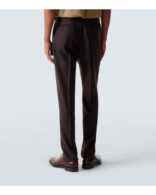 Lardini Black Virgin Wool Suit for men