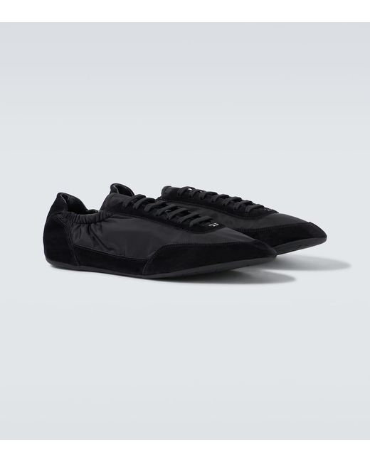 Prada Sneakers Collapse Aus Re-Nylon Mit Veloursleder in Black für Herren