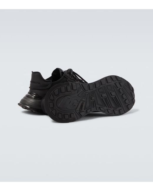 Dolce & Gabbana Black Fabric Sneaker for men