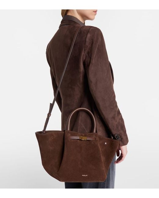 DeMellier London Brown Tote Midi New York Aus Leder