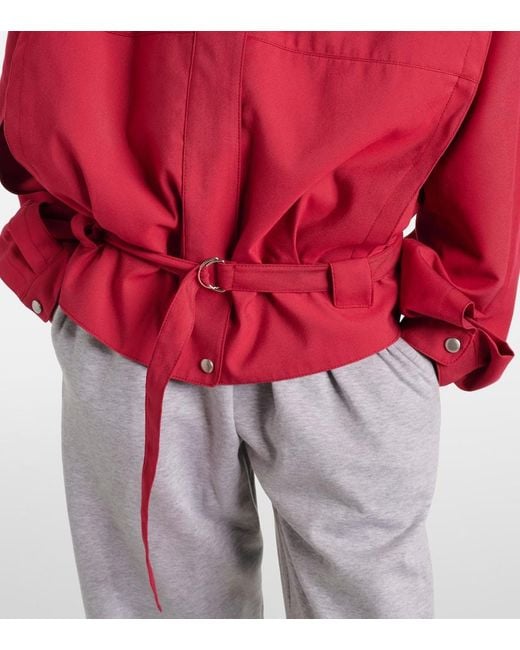 Chaqueta Con Cinturon Magda Butrym de color Red
