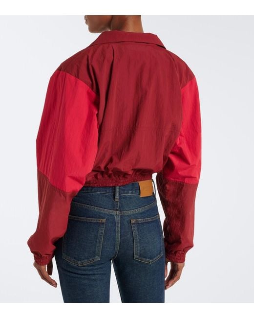 Saint Laurent Red Technical Jacket