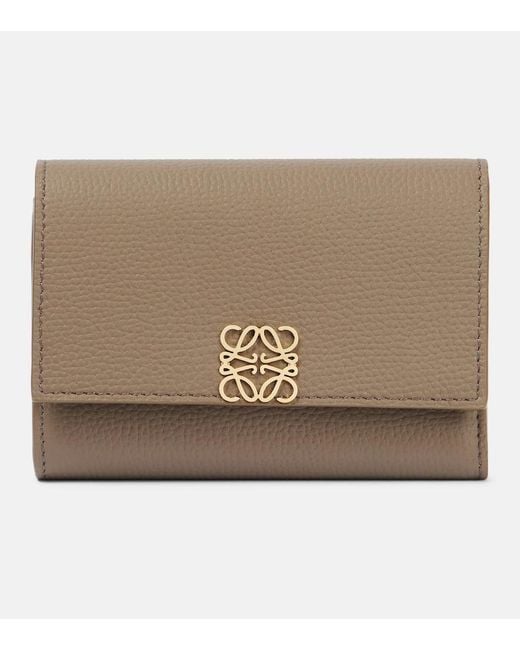 Loewe Natural Portemonnaie Anagram Aus Leder